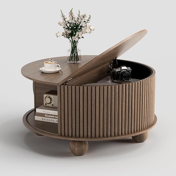 JOINICE Round Coffee Table