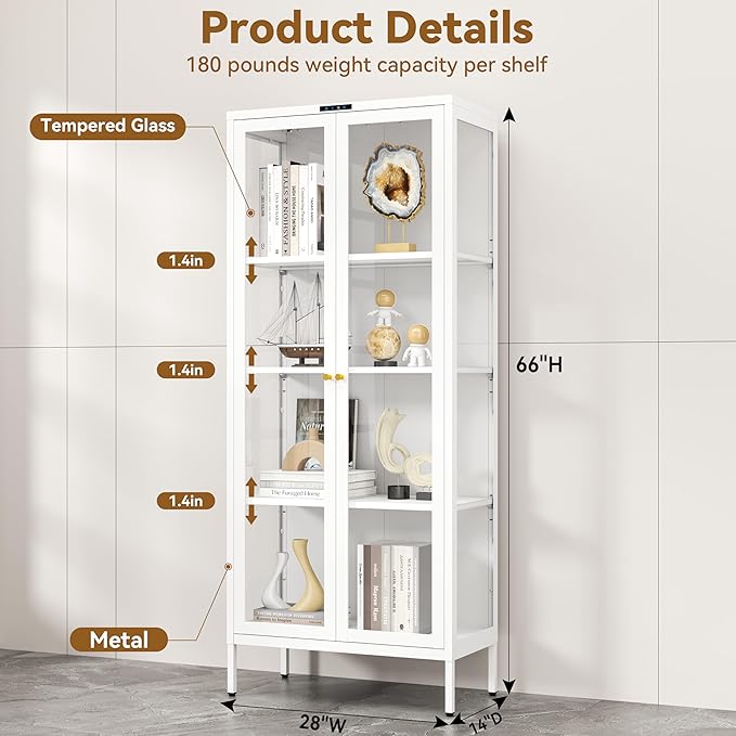 Polup Glass Display Cabinet