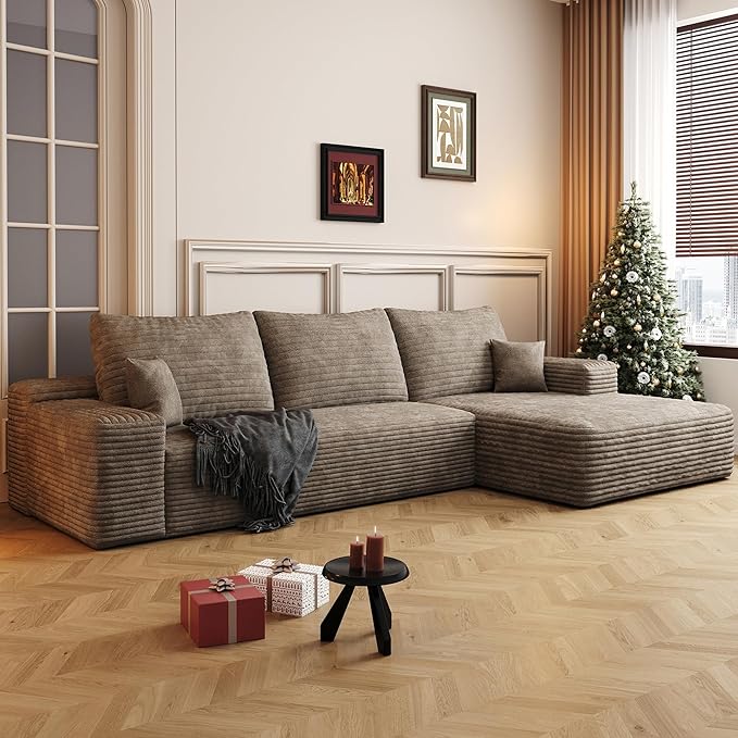 108" Sectional Couches for Living Room Cloud Couch Sofa