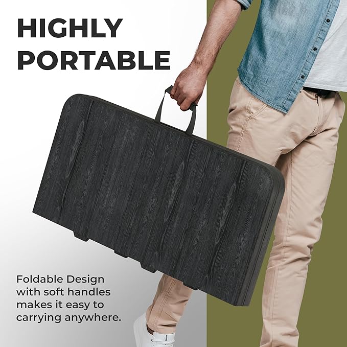 Our Modern Space 34" Square Foldable Table