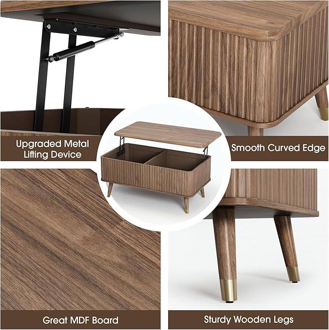 JOINICE Lift Top Coffee Table