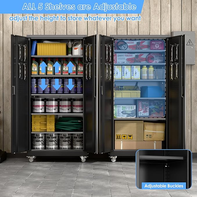 SUXXAN Heavy Duty Metal Storage Cabinet