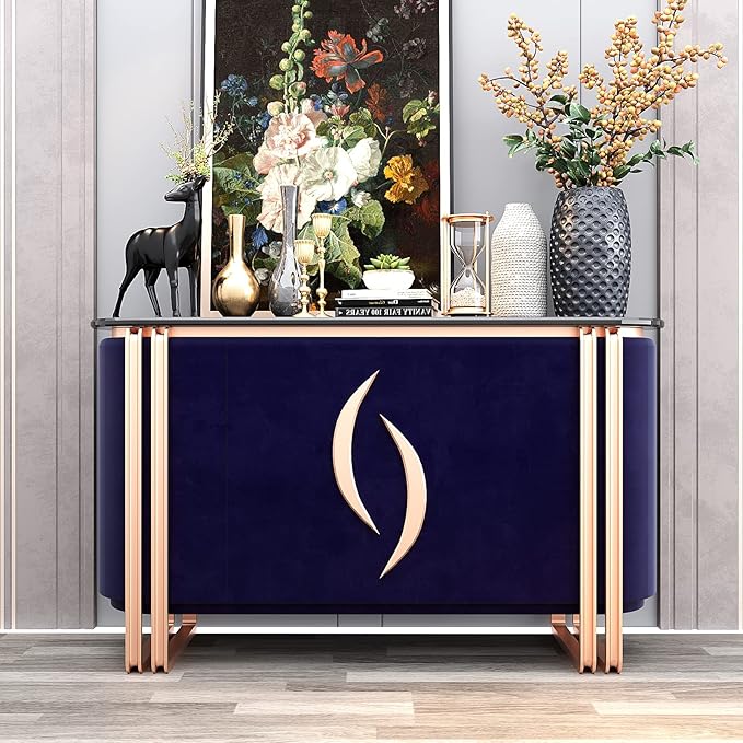 VEELIKE Dark Blue Velvet Fabric Wallpaper Peel and Stick Soft Felt Drawer
