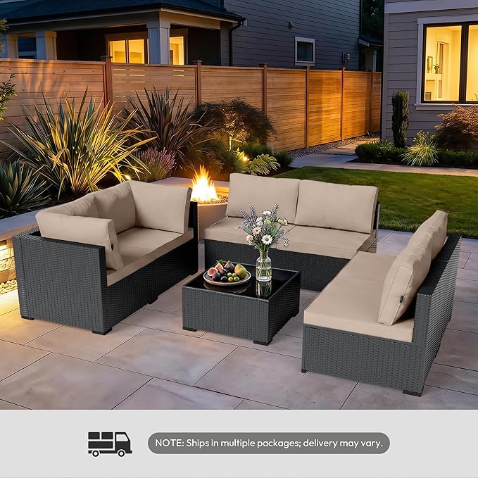 WWR Patio Furniture Set 7 Piece
