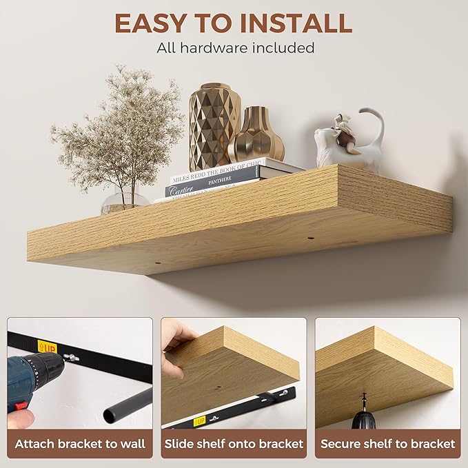 Dreamland 48 Inch Floating Shelves