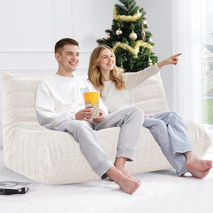 Bean Bag Loveseat Chair Big Sofa Beanbag Chair
