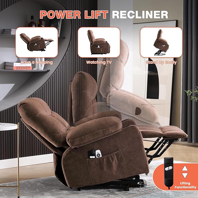 MAHOMICO Power Lift Recliner Chair