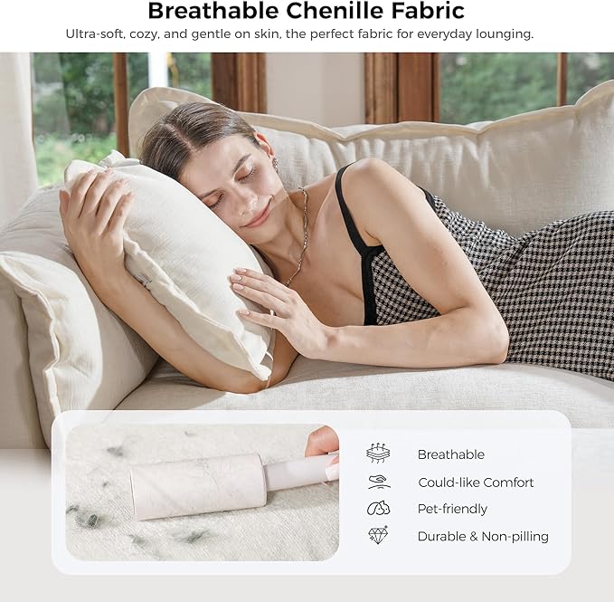 ELUCHANG 116'' Modular Sectional Cloud Couch