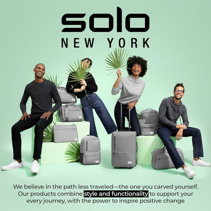 Solo New York Attache - Carrying Case with Combination Lock, Business Brief, Large Main Compartment - Grand Central