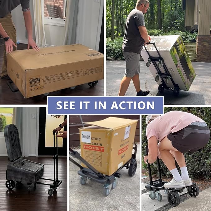 KEDSUM 3-in-1 Convertible Dolly Cart