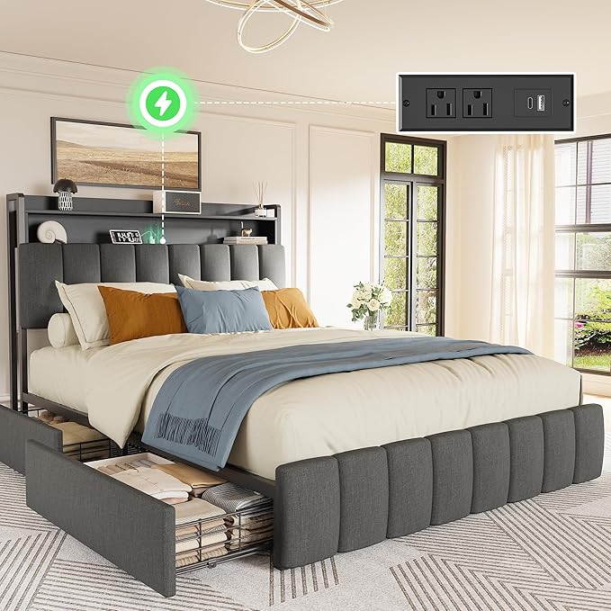 PRAISUN Bed Frame Full Size