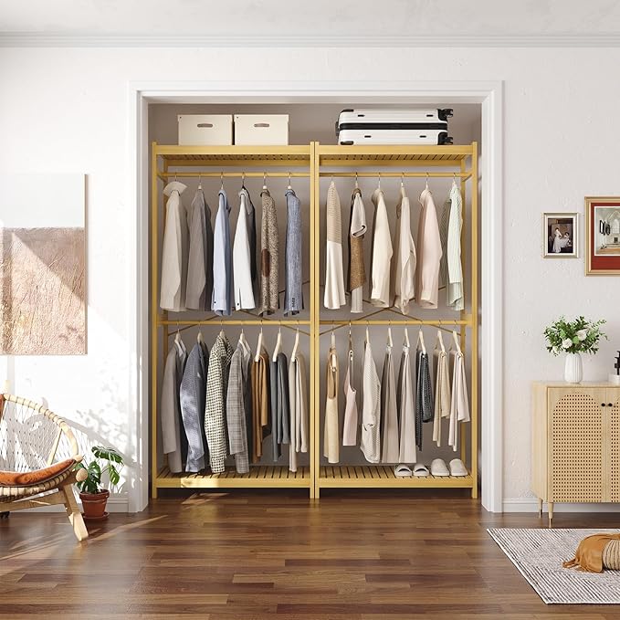 Homykic Bamboo Clothes Rack