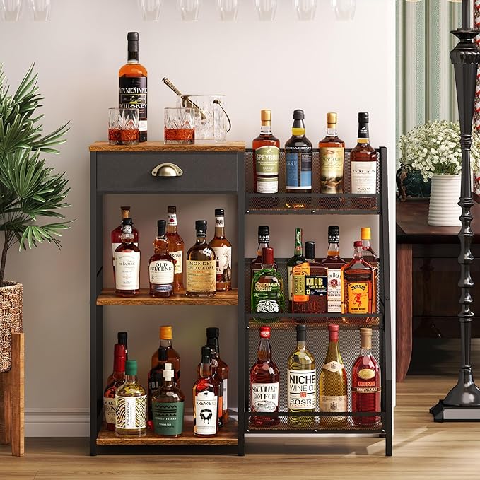 Jakyitvi Liquor Cabinet Bar for Home