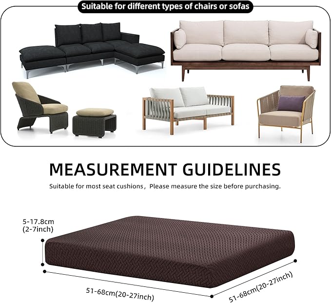 Outdoor Cushion Covers Set, Replacement