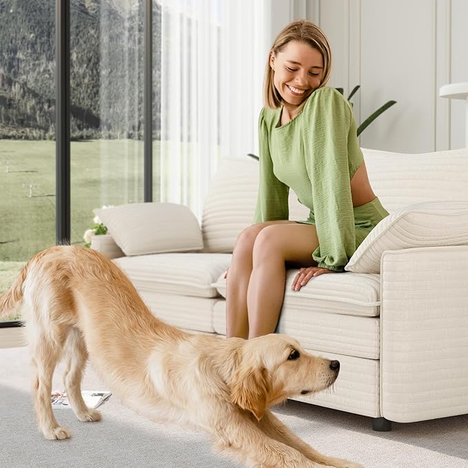 Vesgantti 74" Loveseat Sofa for Living Room, Comfy Cloud Couch Deep Seat