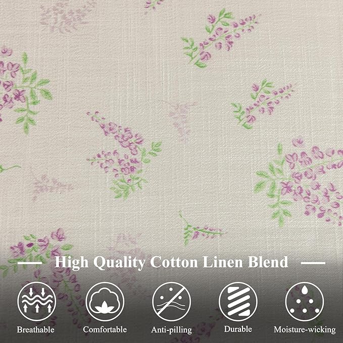 VClife Tablecloth Linen Texture Tablecloth