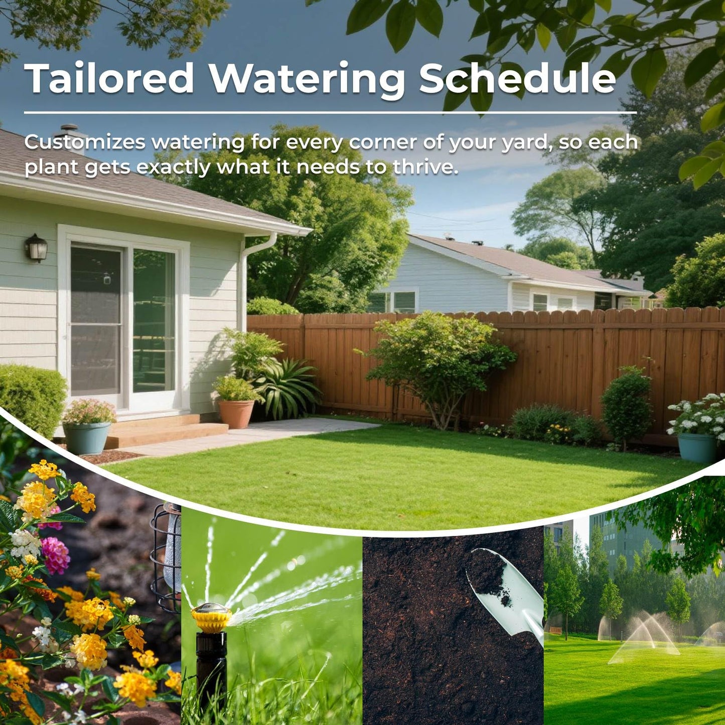 Remo Garden Smart Sprinkler Controller – 6 Zone WiFi Irrigation Controller with App, Weather-Based Scheduling, Easy DIY Setup