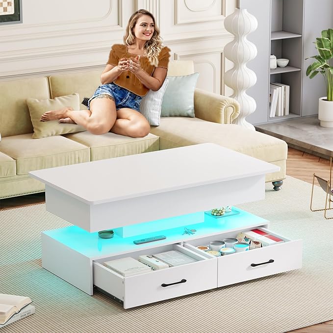 SEDETA 40" Lift Top Coffee Table, Coffee Tables