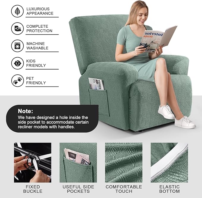 Timeles Recliner Covers Extra Wide Recliner Chair Cover Reclining Sofa