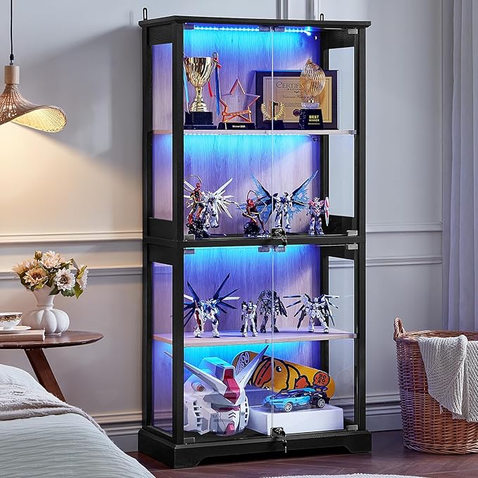 LELELINKY Farmhouse Display Cabinet