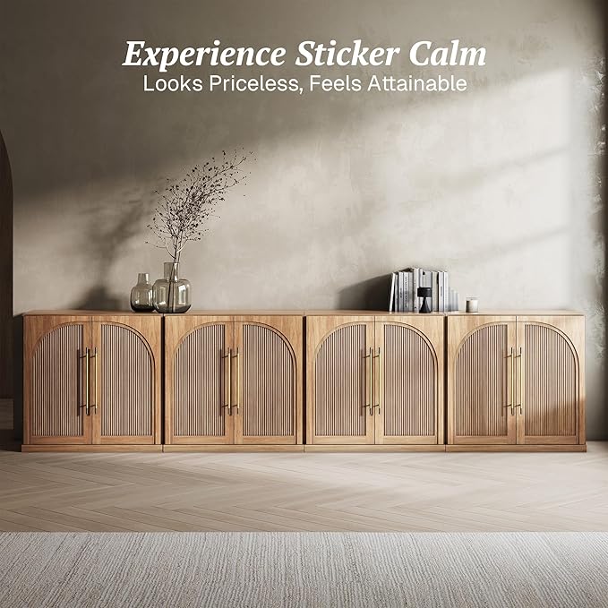 BELLEZE Set of 4 Modular Sideboard