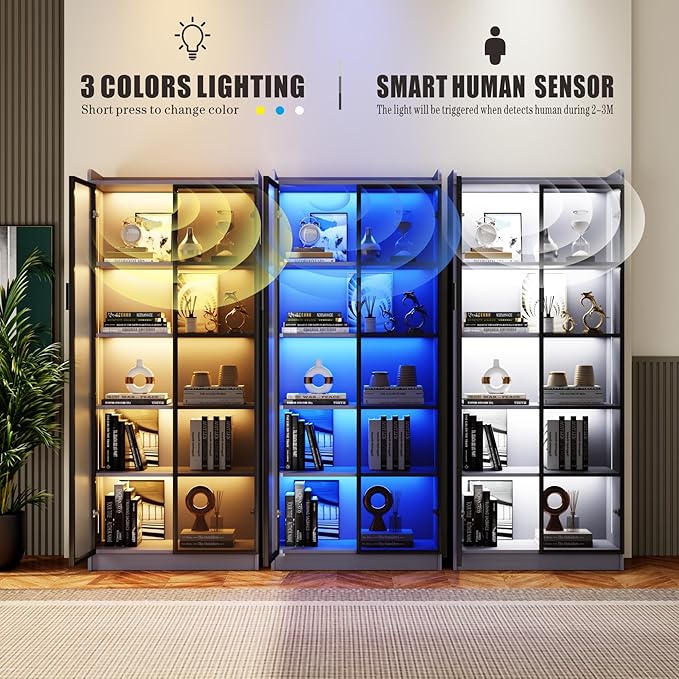 Dystler 65" Tall Display Cabinet