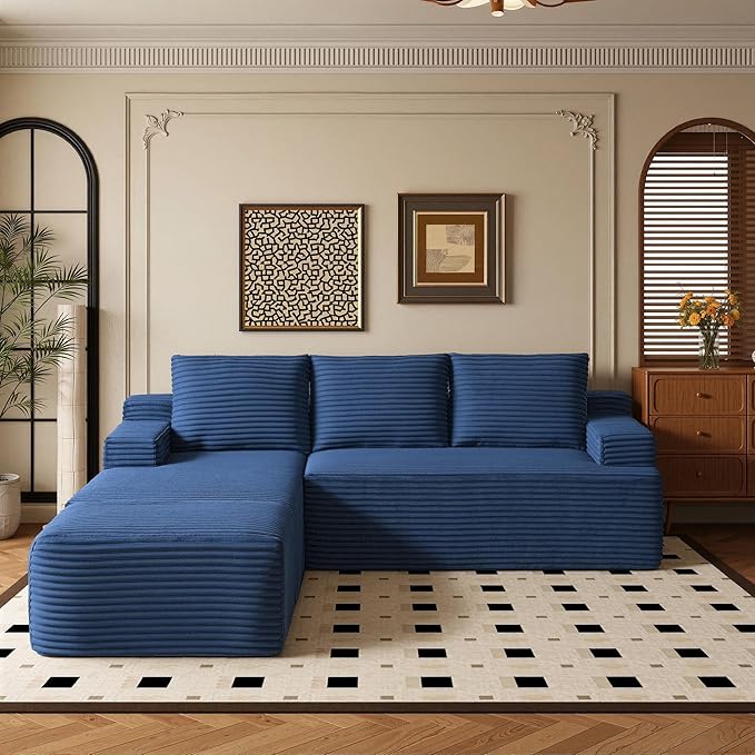 96" Sectional Couches for Living Room Cloud Couch Sofa