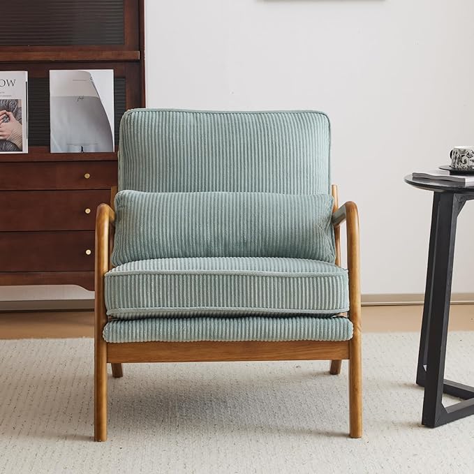 Karl home Mid-Century Modern Accent Chair, Living Room Chairs