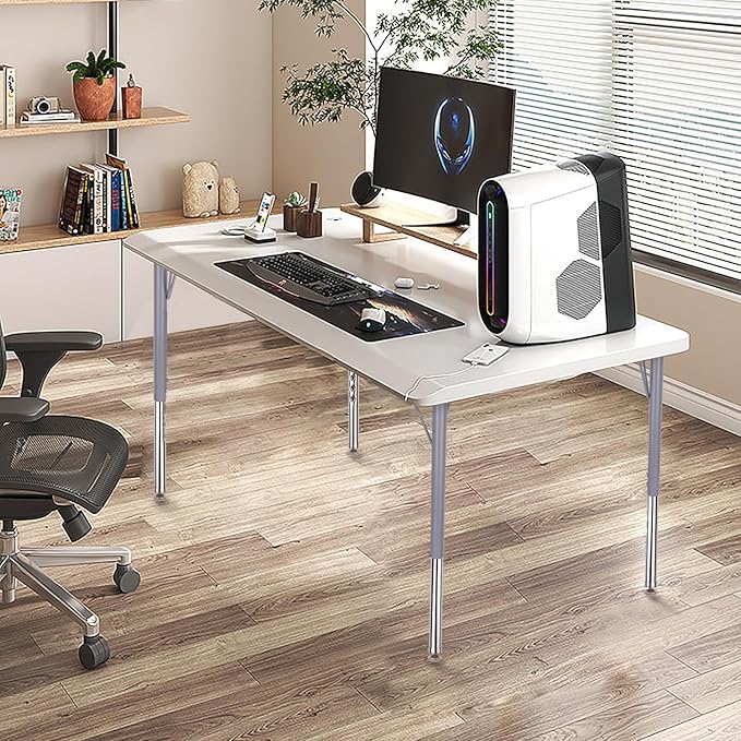 KAZAKA Adjustable Table Legs, 20-30 inch