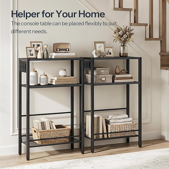 HOOBRO 15.7" Narrow Console Table