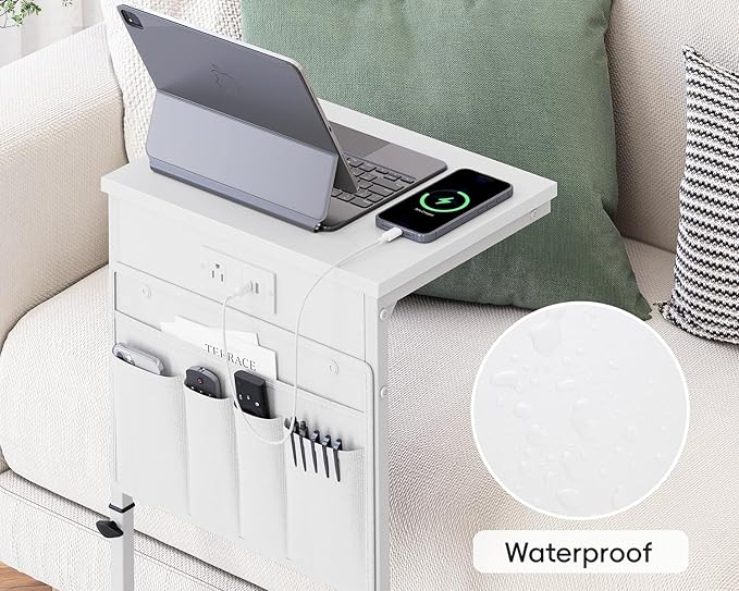 Vagusicc C Shaped End Table