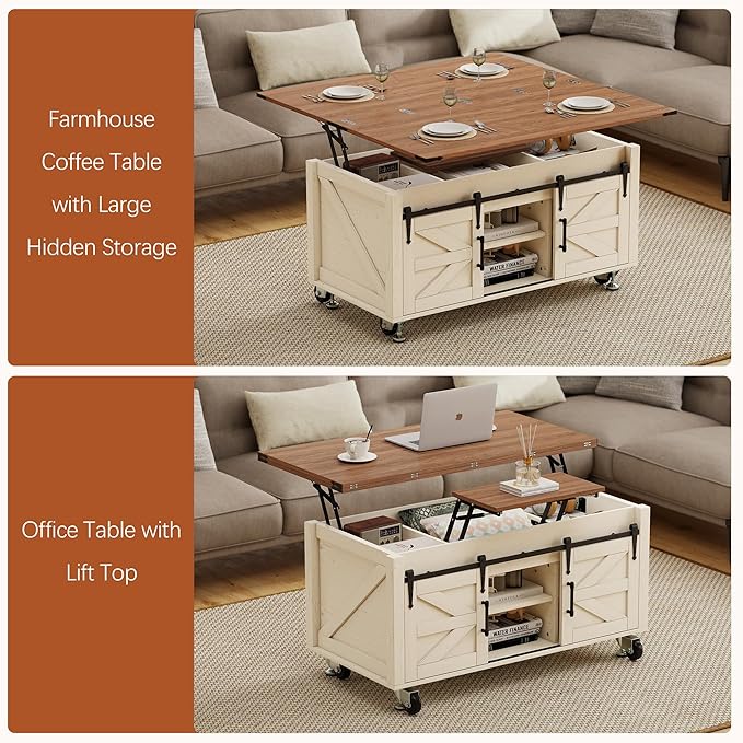 Turosur Lift Top Coffee Table