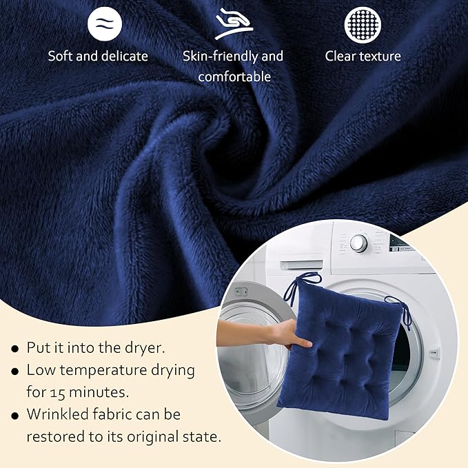 ELFJOY Rocking Chair Cushion Large Rocking Chair Pads