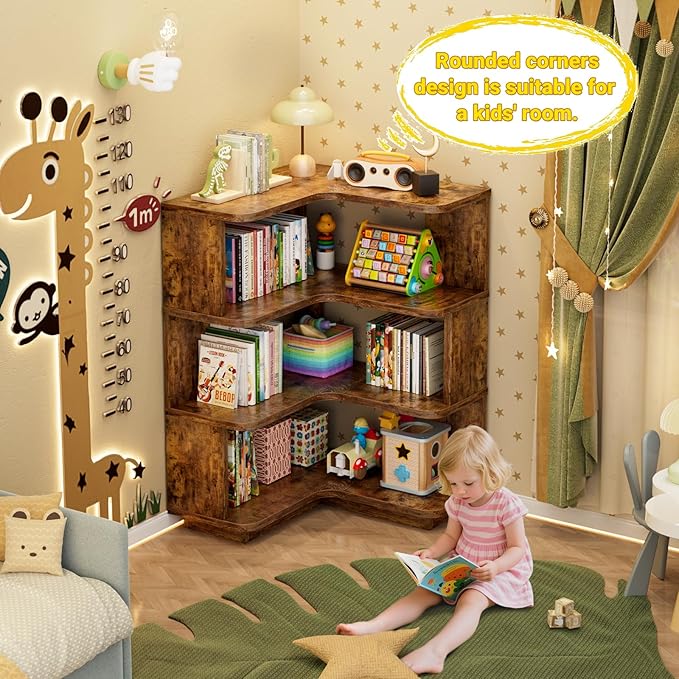 Armocity Corner Book Shelf