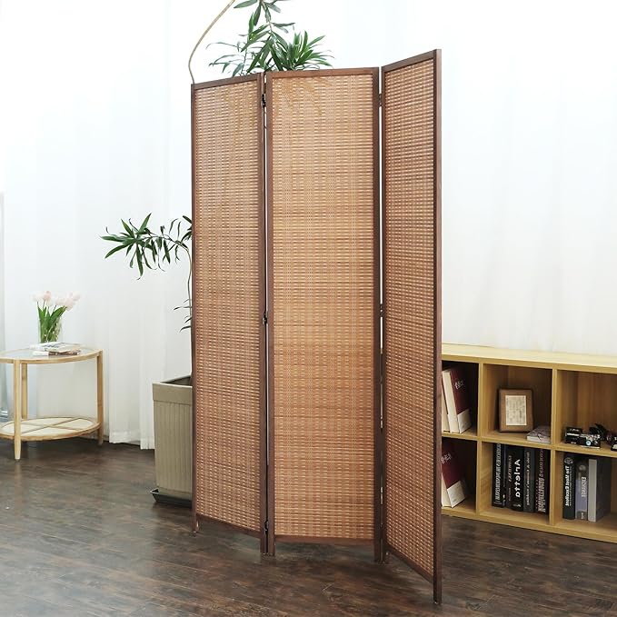 Furnnylane 3 Panel Bamboo Room Divider