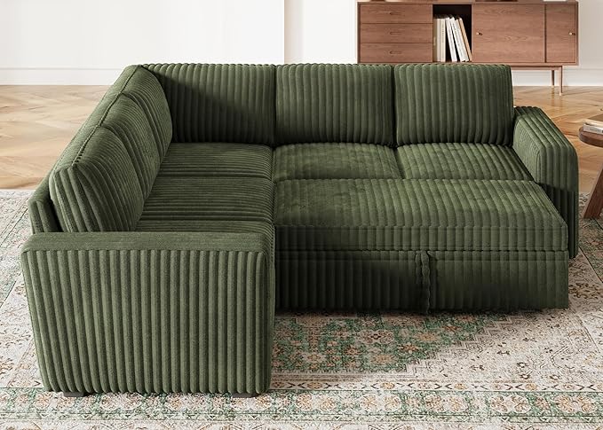 HONBAY Modular Sectional Sleeper Sofa