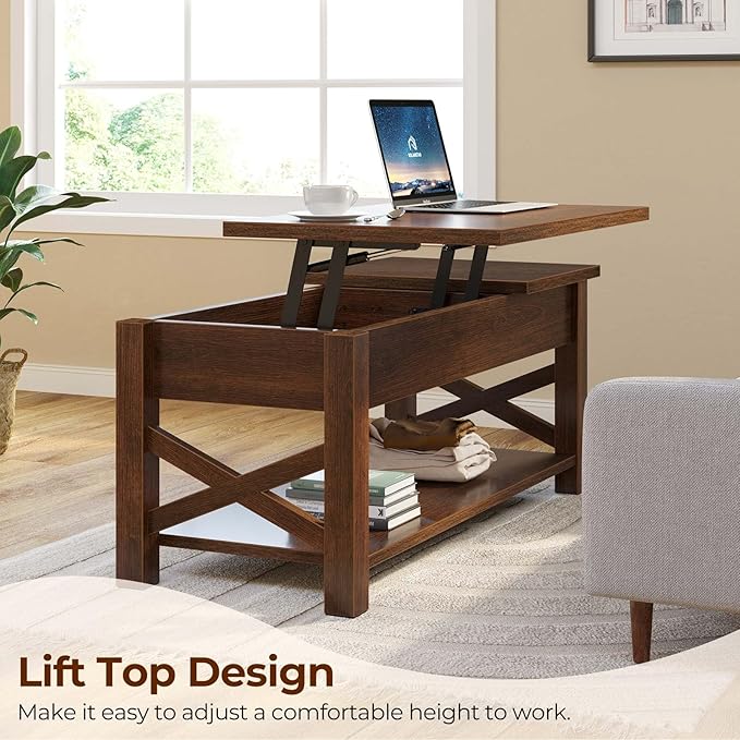 Rolanstar Coffee Table, 47.2" Lift Top