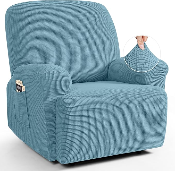 TAOCOCO Oversized Recliner Chair Covers, 1 Seater Streach Recliner Covers Soft