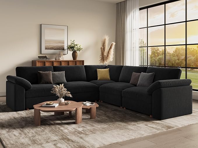 EASE MOOSE Oversized Modular Sectional Sofa, Extra Large L Shape Sectional