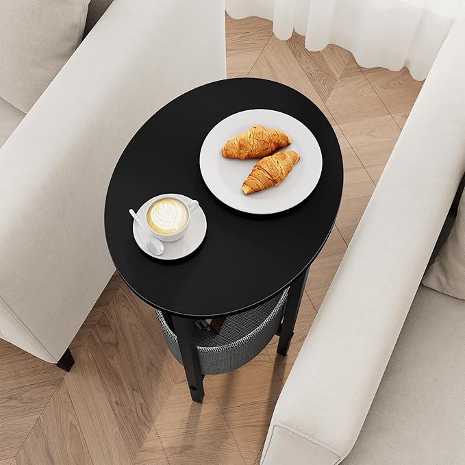 Vagusicc Round Side Table End Table