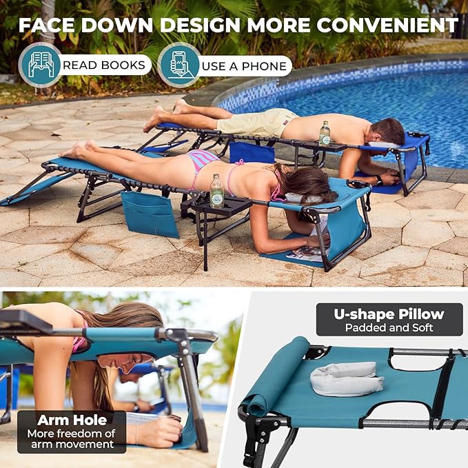 FUNDANGO 4 in 1 Tanning Chair