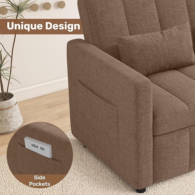 Nebuaegis Sleeper Sofa Bed, 3-in-1 Convertible Pull Out Couch