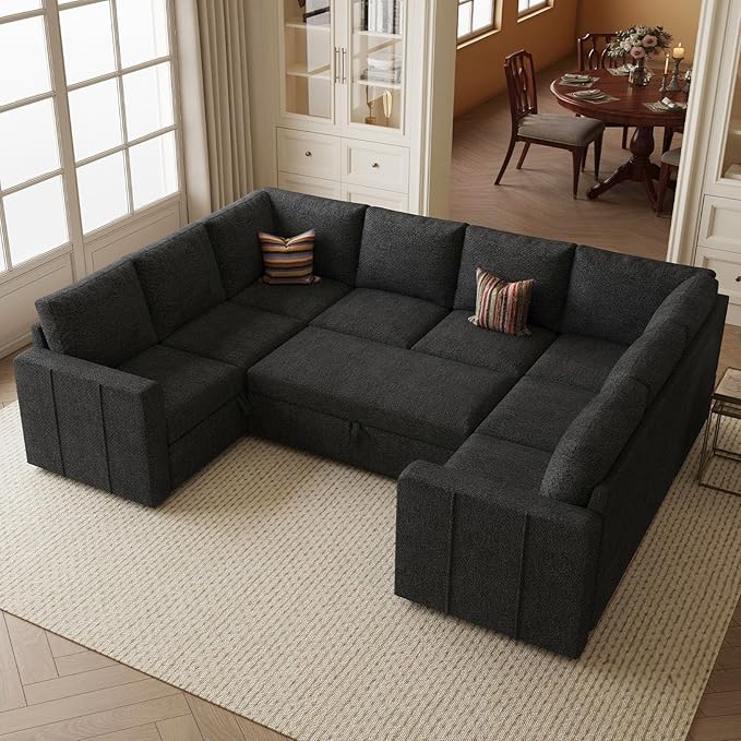 Belffin Modular Sectional Sleeper Sofa Bed