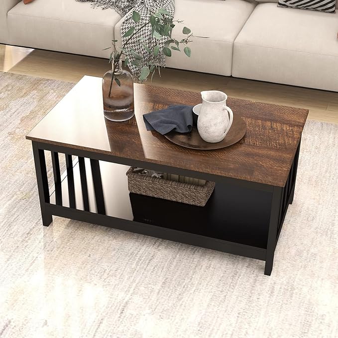 ChooChoo Farmhouse Coffee Table, 40 Inch