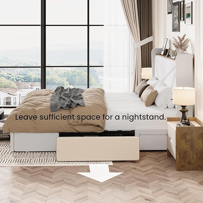 SHA CERLIN King Size Bed Frame