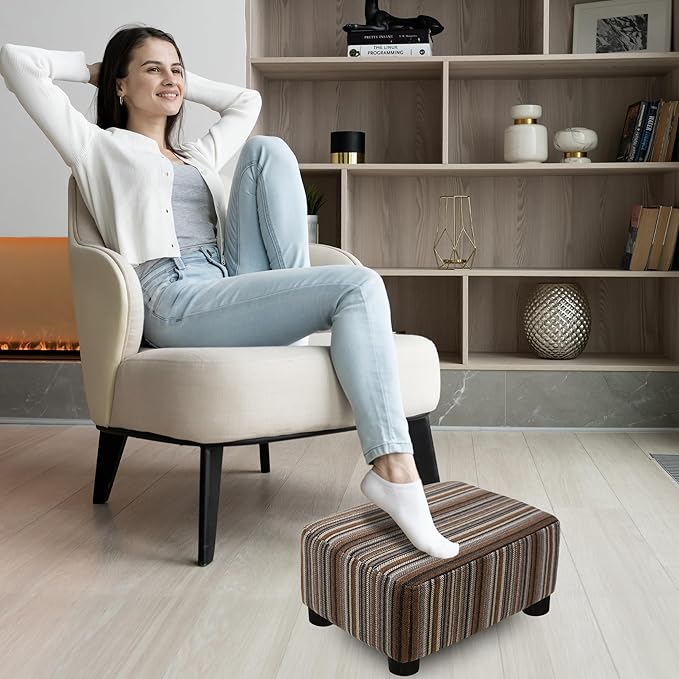 CAROLMADE Small Foot Stool Ottoman Footstool