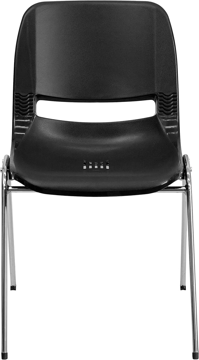 Flash Furniture HERCULES Series 440 lb. Capacity Kid's Black Ergonomic Shell