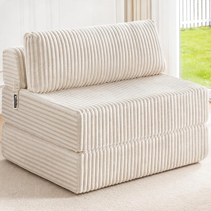 Convertible 4-in-1 Folding Sofa Bed Boneless Sleeper Chair Couch Foldable