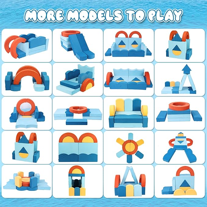 Erament 22Pcs Modular Kids Play Couch