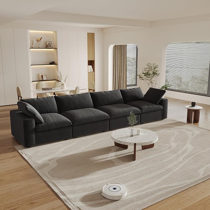 Cloud Modular Sectional Sofa Couch, Minimalist Deep Sofa Couches, Sofa Covers
